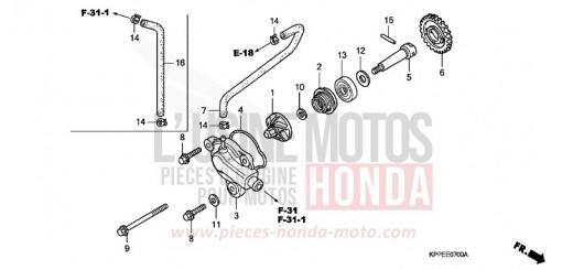 POMPE A EAU CBR125RWA de 2010